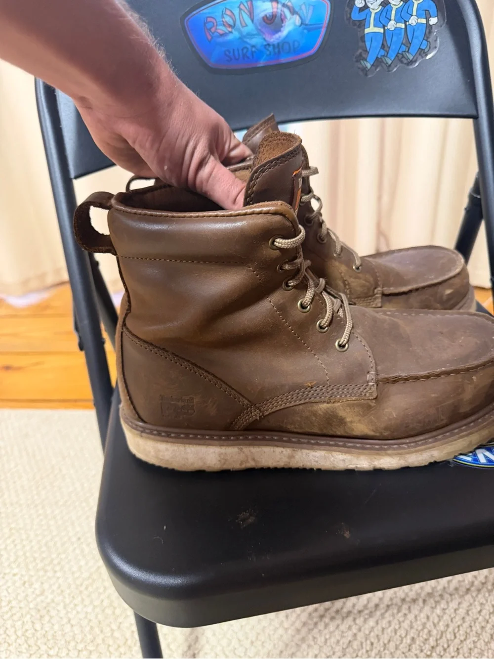 Timberland Brown Lace-Up Men’s Work Boots